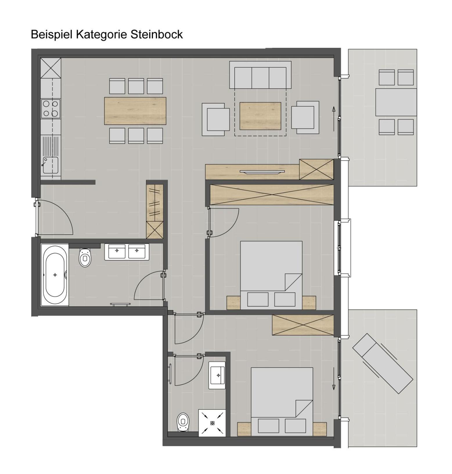 Alpinlodges Kühtai Rum bild
