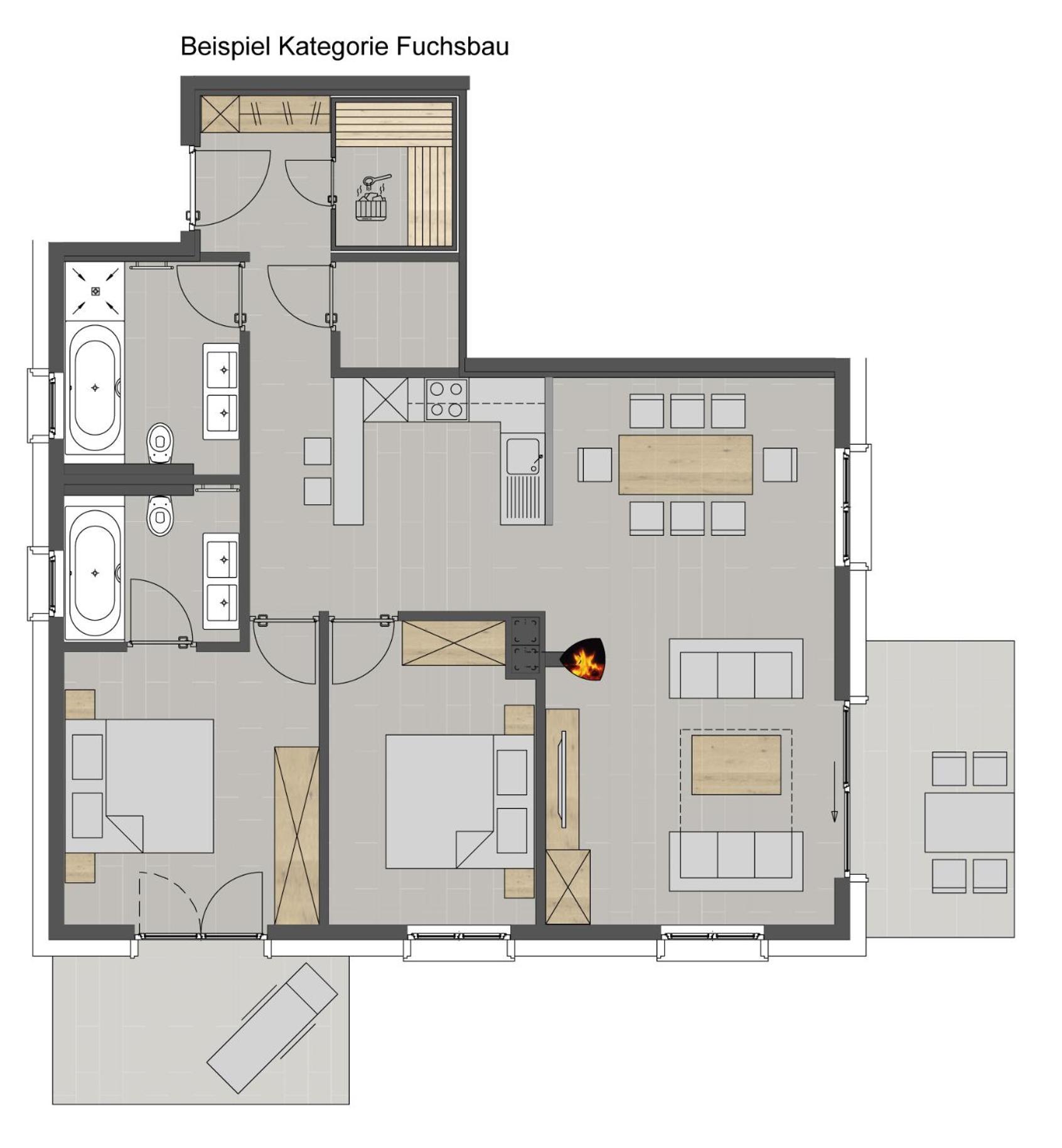 Alpinlodges Kühtai Rum bild